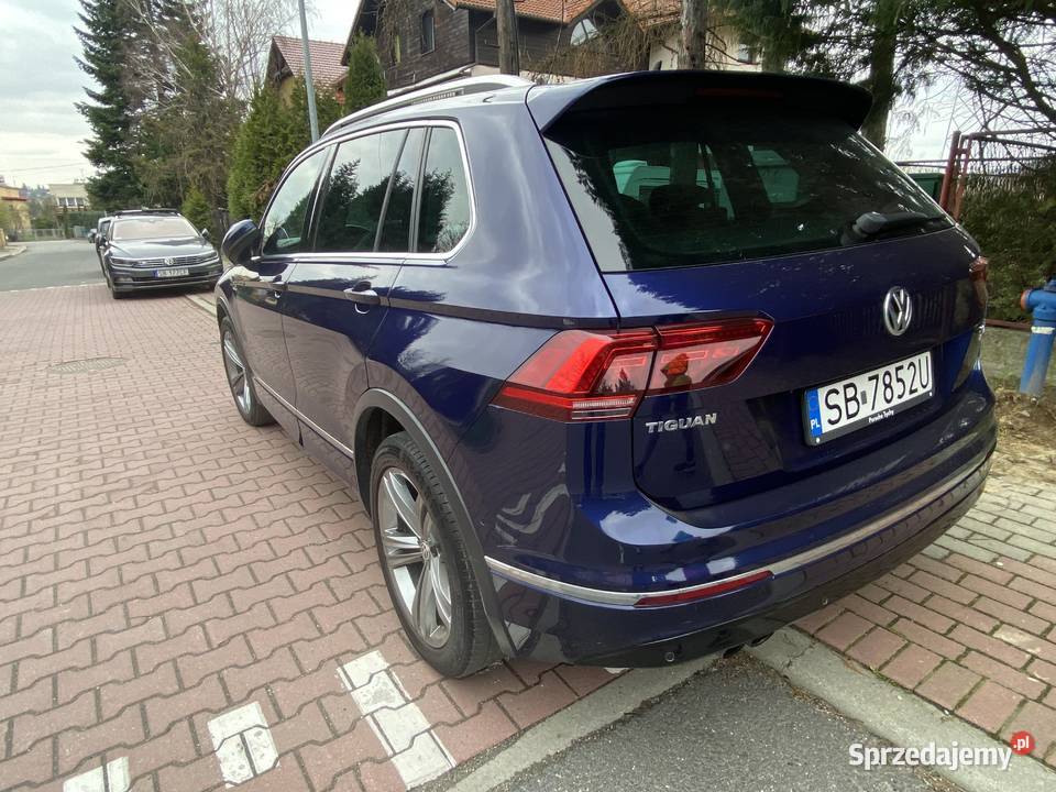 VW Tiguan 20 TSI benzyna Rline 124 000 4 Motion 180KM Tiguan Bielsko-Biała sprzedam