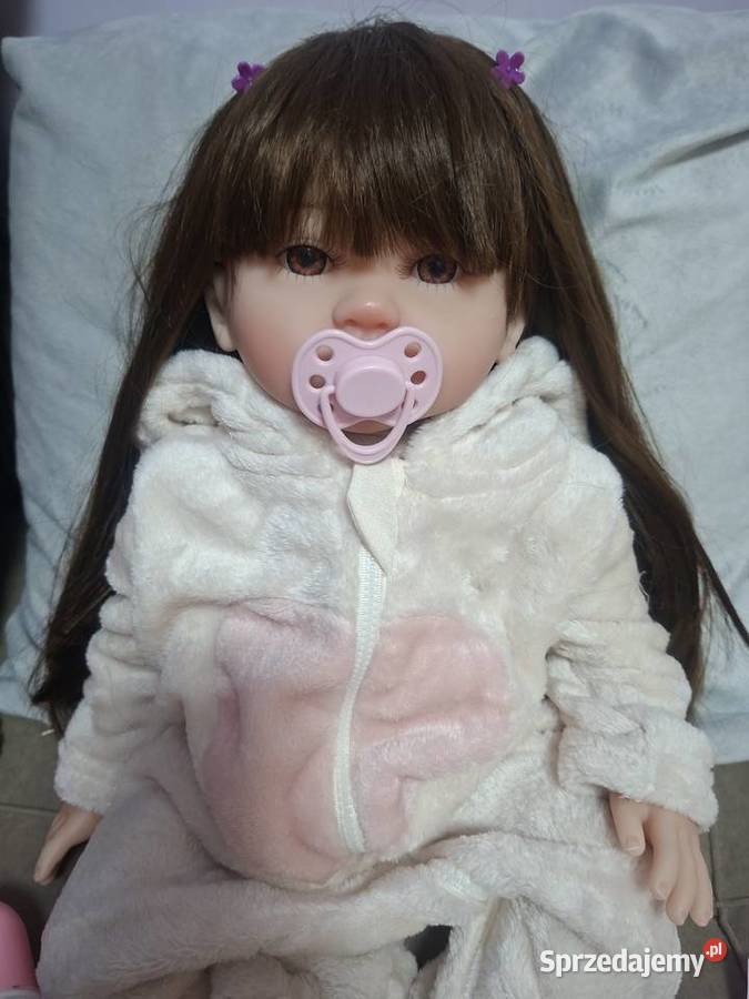 Lalka Reborn Nowa długie włosy Kalisz