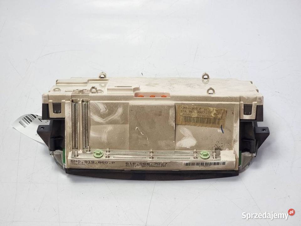 LICZNIK ZEGAR VOLKSWAGEN POLO 6N0919860 osobowe Motoryzacja Lipno