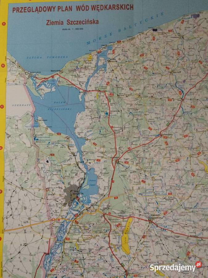 196 Plan Wód Wedkarskich Ziemia Szczecińska zachodniopomorskie Szczecin