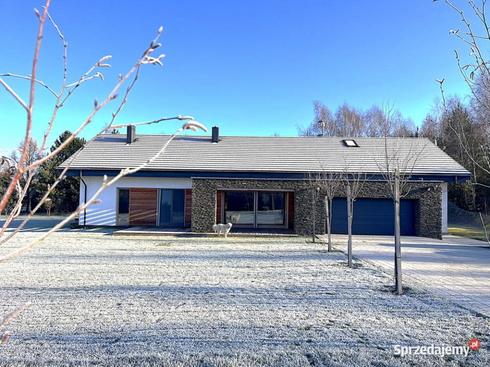 Nowy dom w Smyczynie 210 m z dużą działką 3116 m Sprzedaż Nieruchomości wielkopolskie Smyczyna