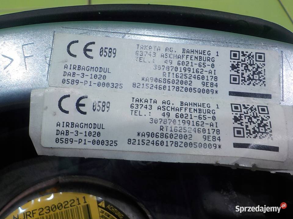 SPRINTER II W906 LIFT 22 CDI 15r AIRBAG poduszka