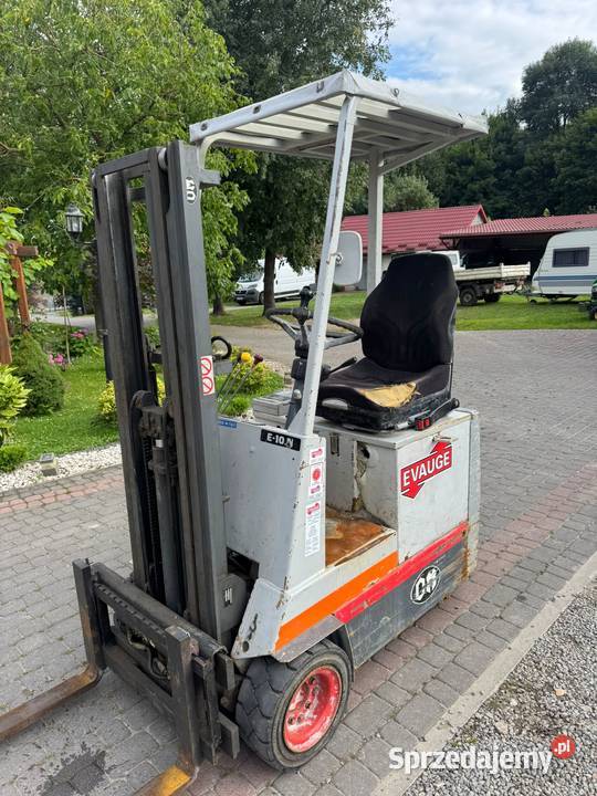 Wózek widłowy Fiat OM E10 duplex przesuw Kraśnik