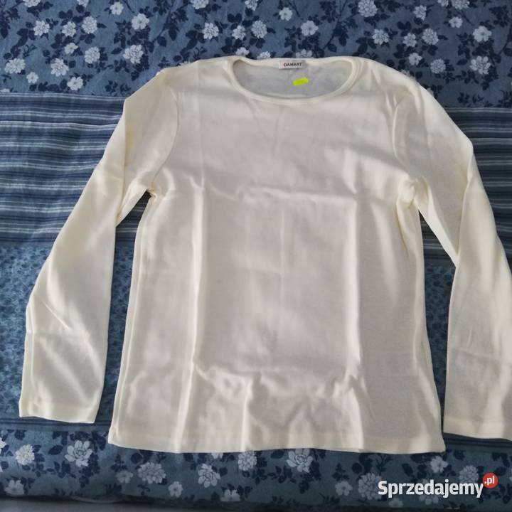 Bluzka kremowa z długim rękawem 4244 Courtelle Sieradz