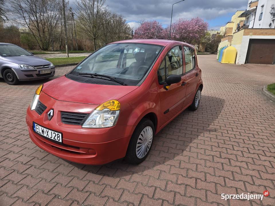 Renault Modus 12 benzyna 2004 długie opłaty 1200cm3 Łódź