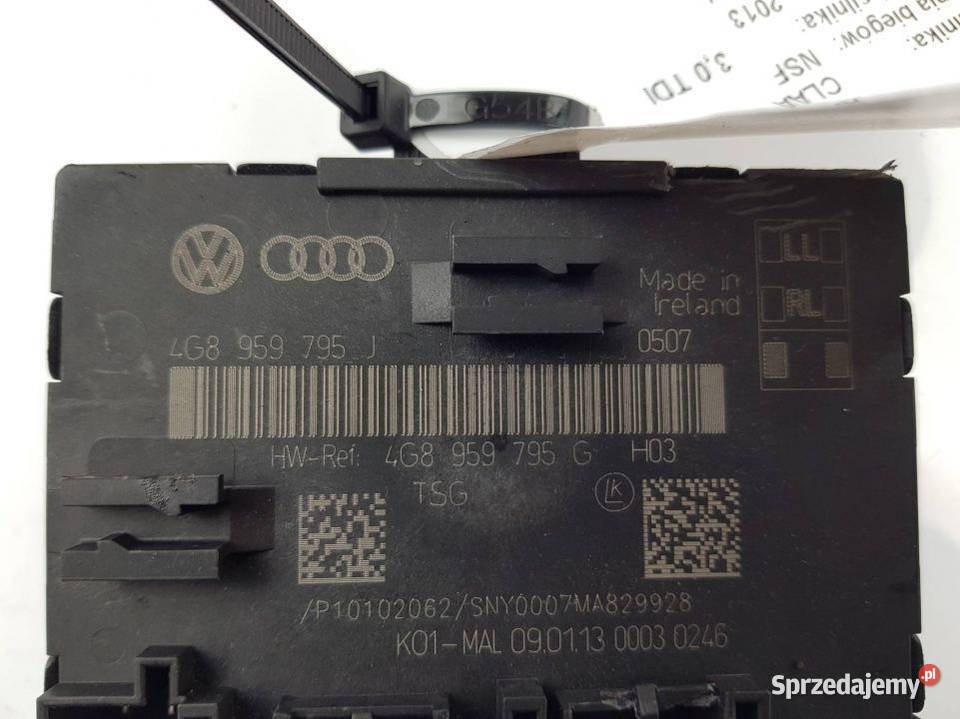 MODUŁ 4G8959795J DRZWI AUDI A6 C7 Lipno