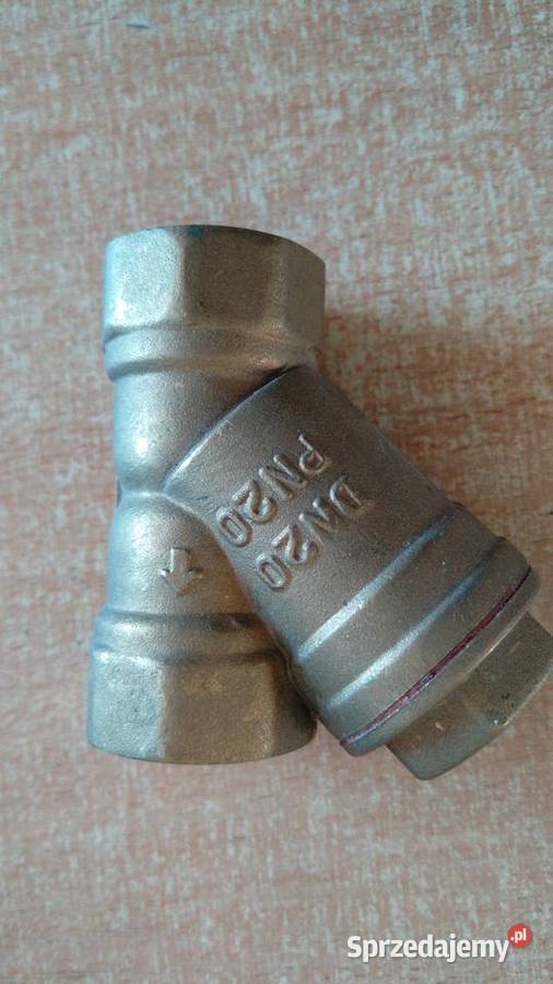 Filtr do wody 34 cala dn20 skośny mosiężny sprzedam