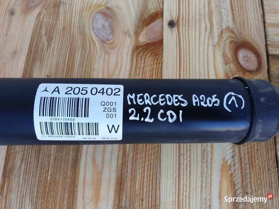 Mercedes A205 C205 W205 22 CDI WAŁ NAPĘDOWY osobowe Janów