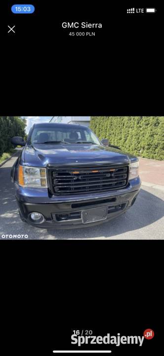 GMC Sierra nie RAM