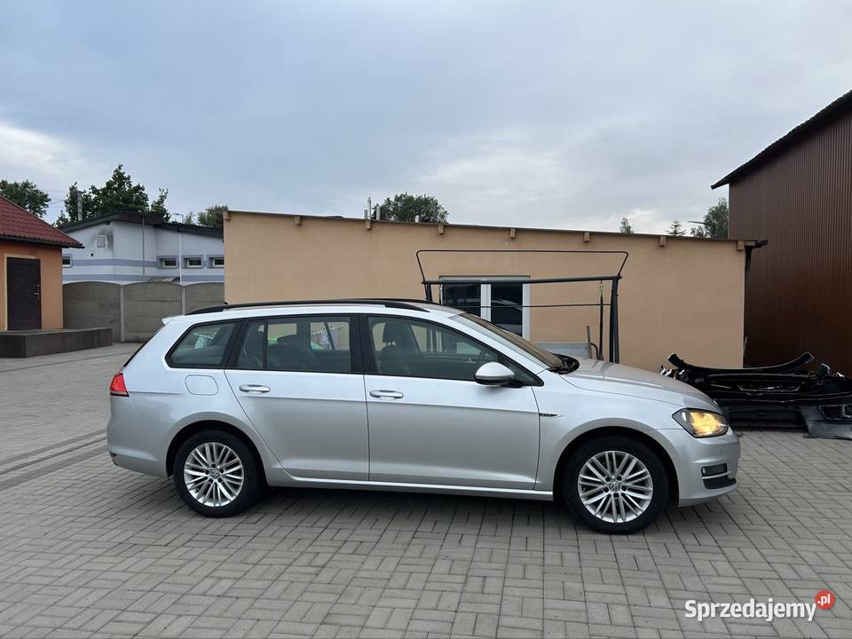Volkswagen Golf 7 16 TDi srebrny dolnośląskie Raciborowice Dolne