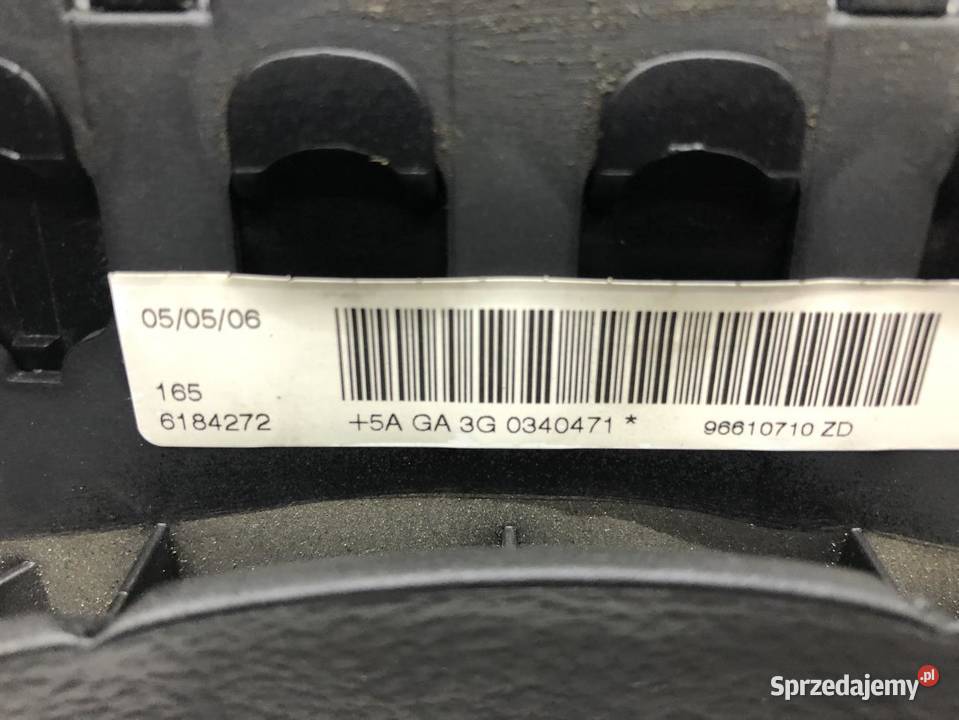 AIRBAG PODUSZKA KIEROWCY 96610710ZD PEUGEOT 407 Poduszki powietrzne wielkopolskie