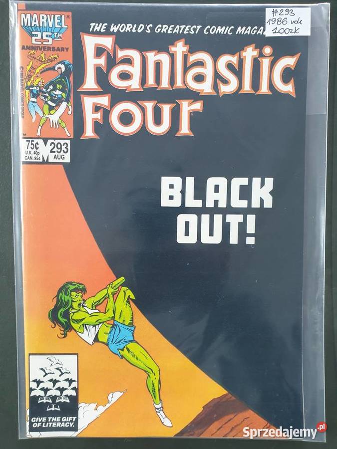 Fantastic Four Black Out komiks Marvel USA 1986 Komiksy Gdynia