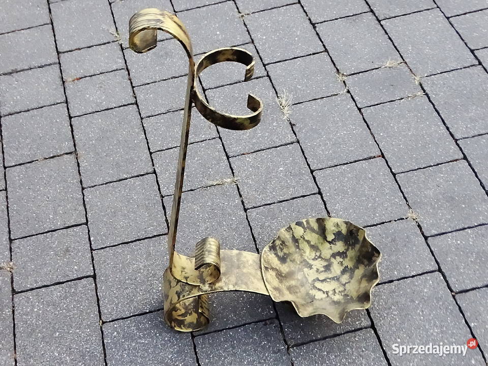 Metalowy stylowy niepowtarzalny stojak na Biłgoraj