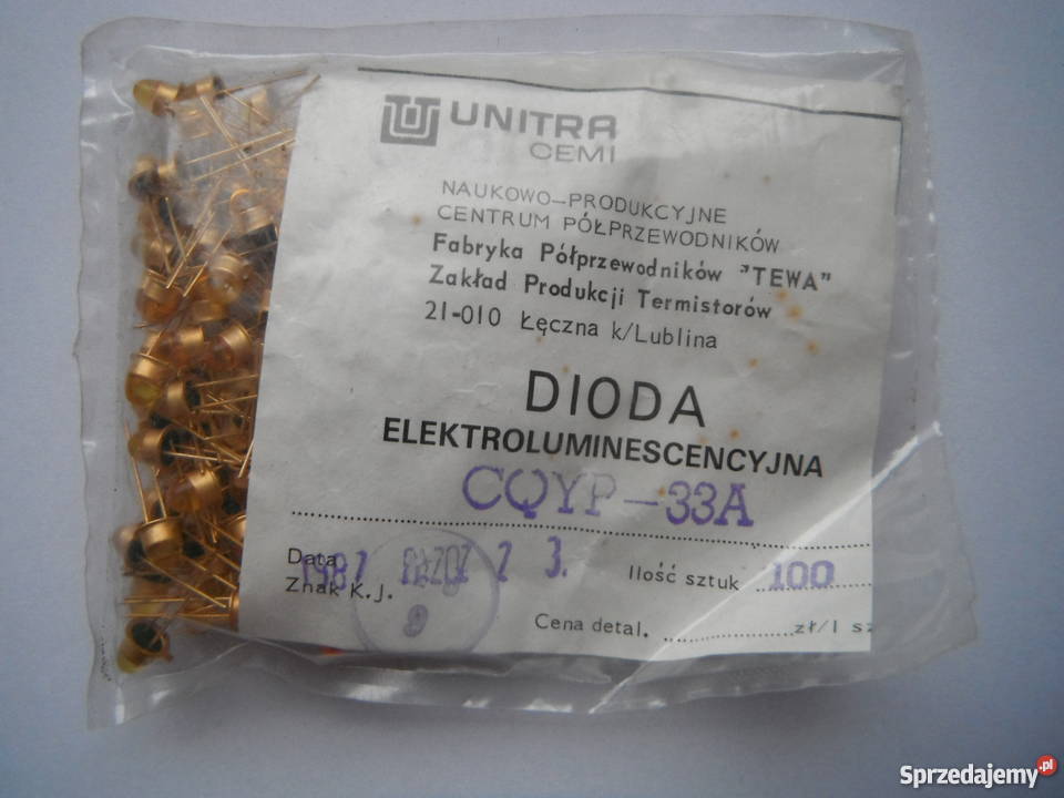 Dioda LED Unitra Cemi Polam CQYP CQP CQXP mazowieckie Chlewiska