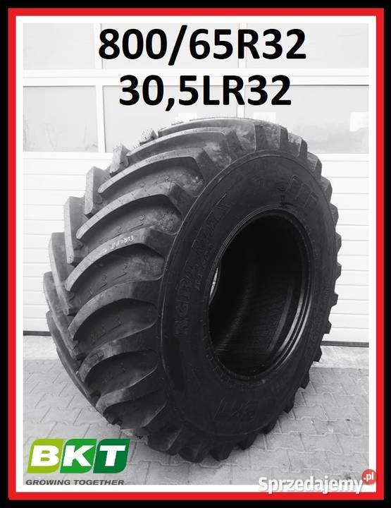 Opona rolnicza 80065R32 BKT 305LR32 176A8 MOCNA nieuszkodzony Jarosław