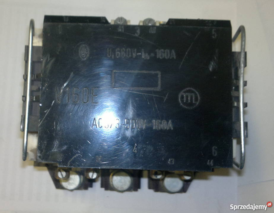 stycznik V 160 E Prąd 160A Napięcie znam 660V śląskie