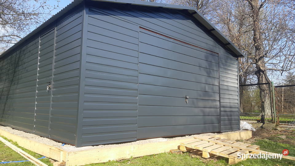 Grafit Garaż Blaszany 5x6 Garaż Blaszane Blaszak Pruchnik