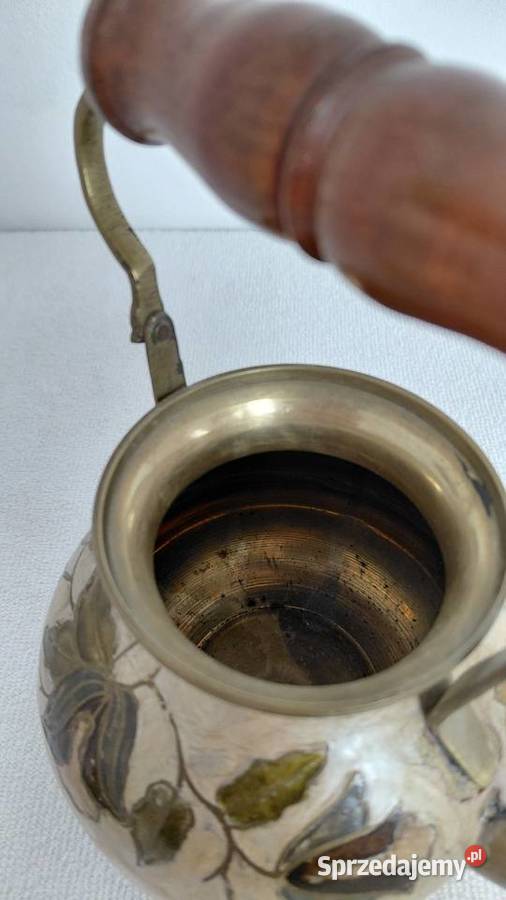 Czajnik Imbryk mosiądz Pozostałe Krzykawa