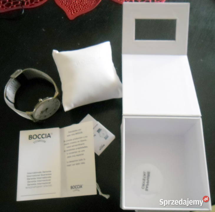Boccia zegarek kwarcowy wykonany z tytanu sprzedam