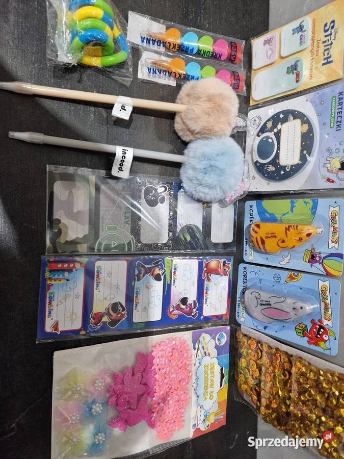 Zestaw zabawek i art szkolnych dziewczynki 2 lata+ Świdnica