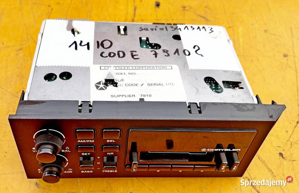 CHRYSLER LEBARON LEBARON 8792 RADIO FM osobowe Radom