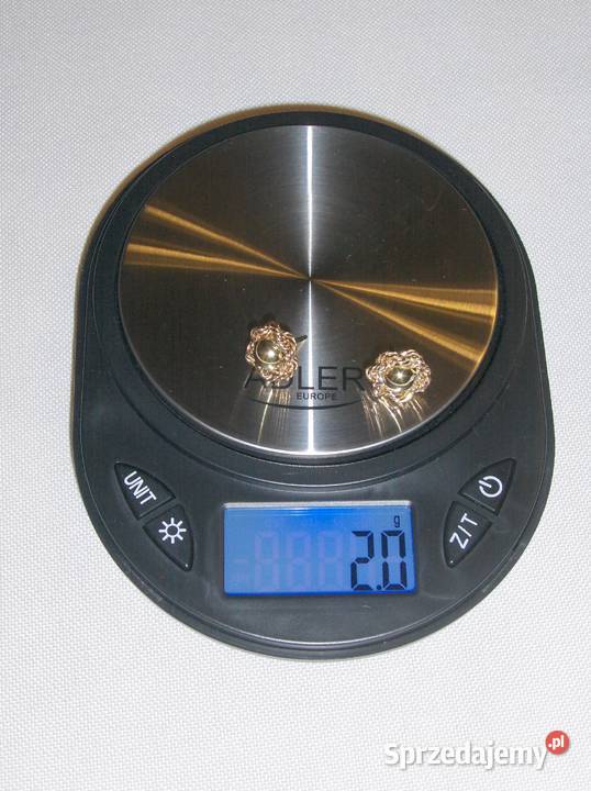 Kolczyki złote Kwiaty 585 2g