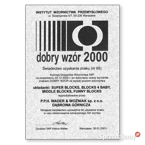 Wader klocki Middle Blocks zestaw super big Klocki Bielsk Podlaski