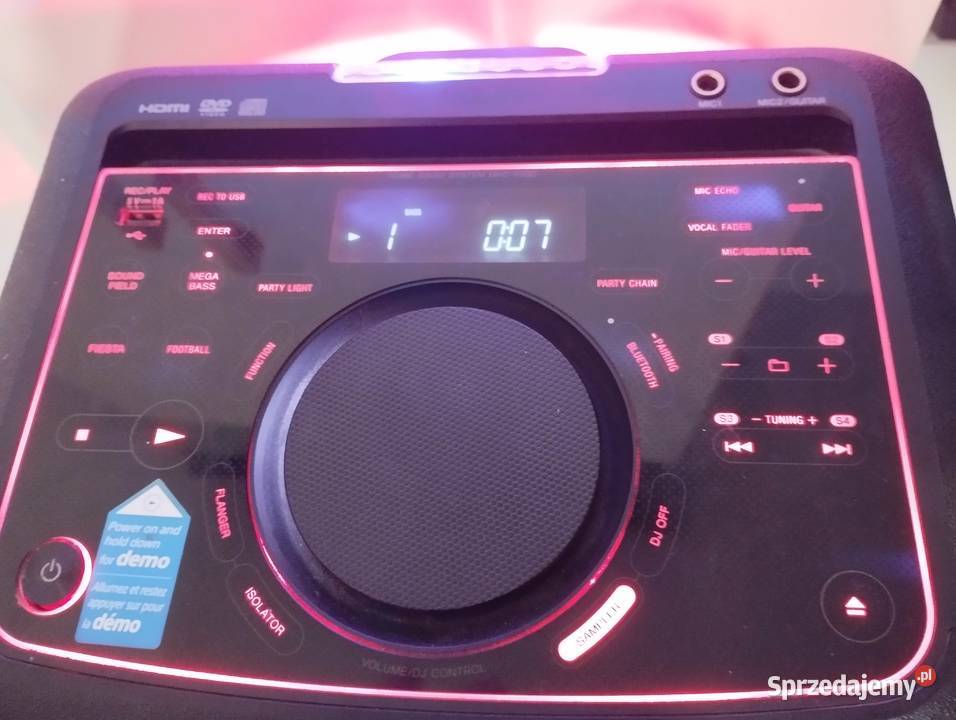 Głośnik przenośny SONY MHCV50D 120W bluetooth małopolskie Libiąż