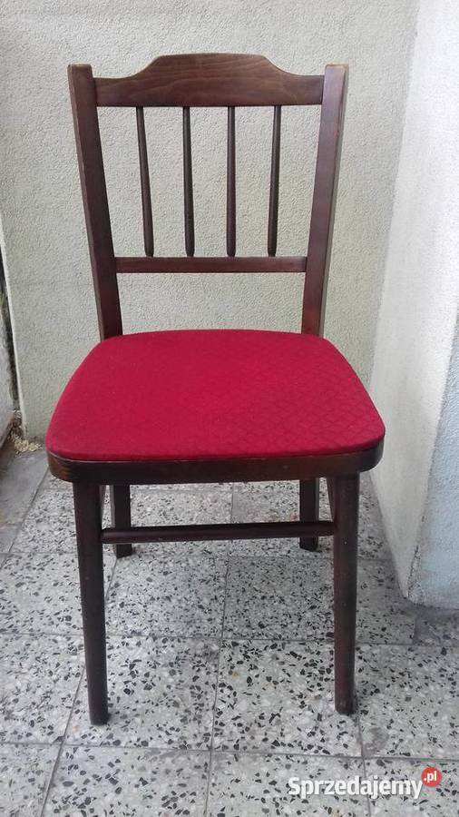 Krzesło gięte drewniane z obiciem Vintage do Kraków