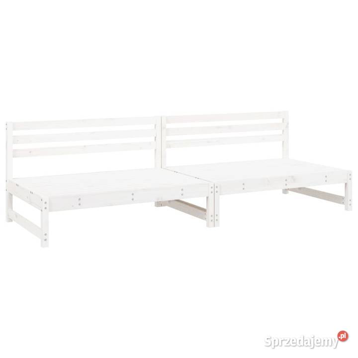 vidaXL Sofy środkowe do ogrodu 2 białeSKU825717 mazowieckie Warszawa