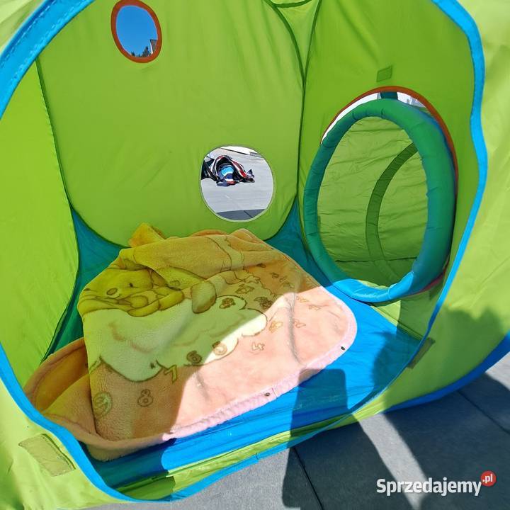 Namiot z tunelem IKEA BUSA długość tunelu 140 Zabawki ogrodowe