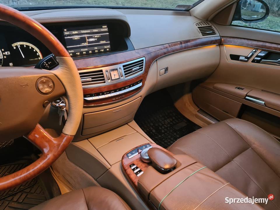 MercedesBenz S320 diesel 4matic 2 właścicieli w wielofunkcyjna kierownica Klasa S warmińsko-mazurskie Olsztyn