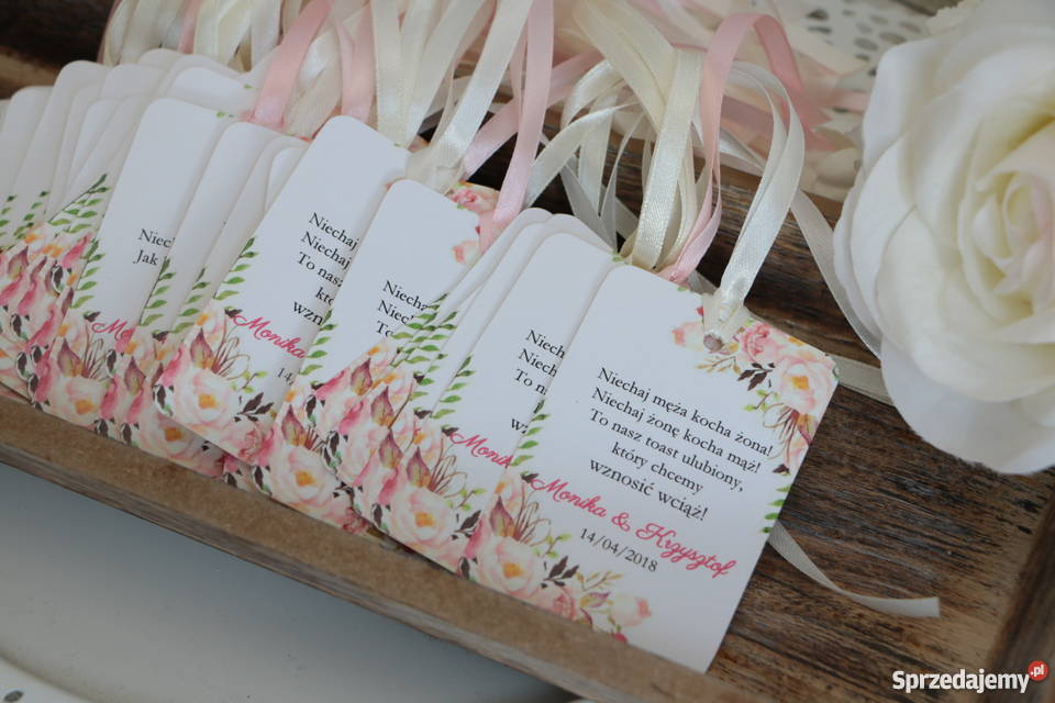Kwiatowe zaproszenie ślubne Bydgoszcz