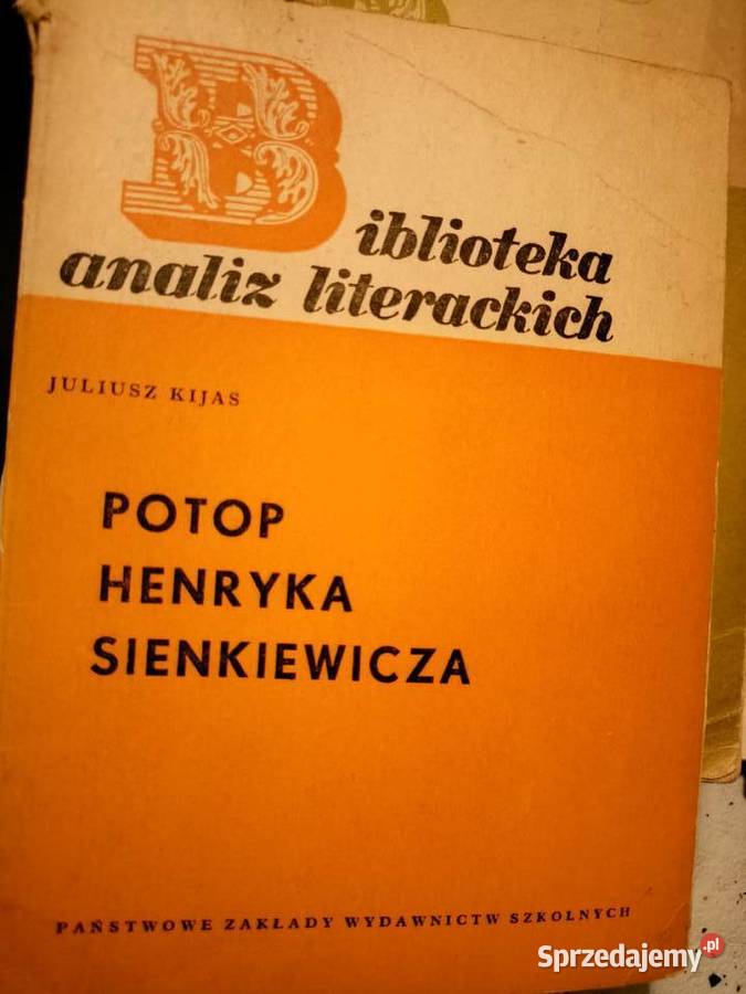 Potop Sienkiewicza biblioteka analiz literatury Warszawa