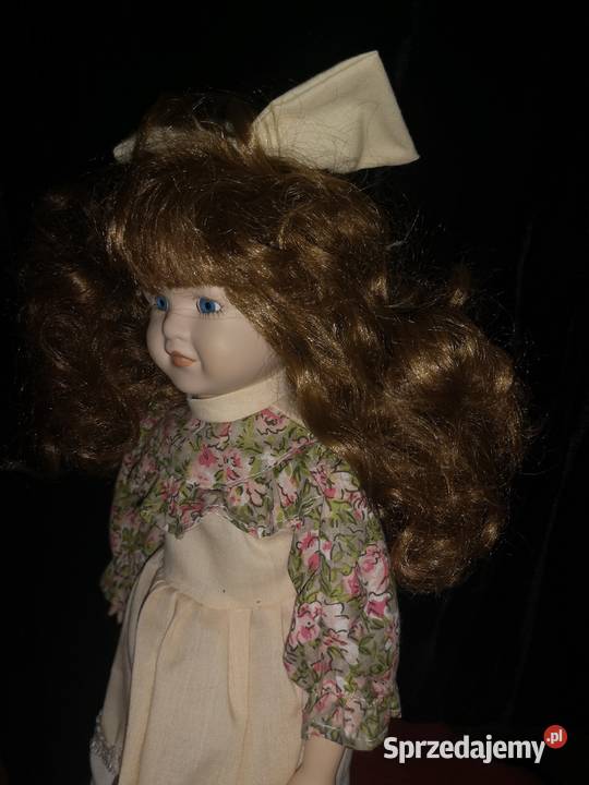 Lalka kolekcjonerska z kokardą Kolekcje Gdańsk sprzedam