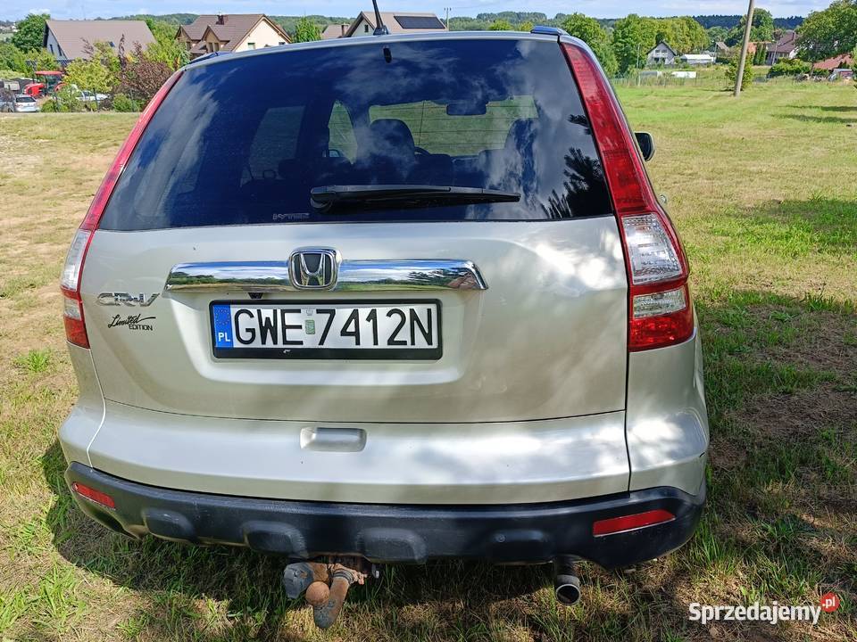 Honda CRV 2007r 4x4 benzynagaz pomorskie Rumia
