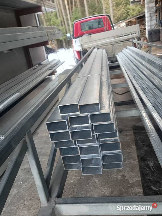 Profil ocynkowany 100x50 x 3mm dl sztang 4m Pozostałe Klucze