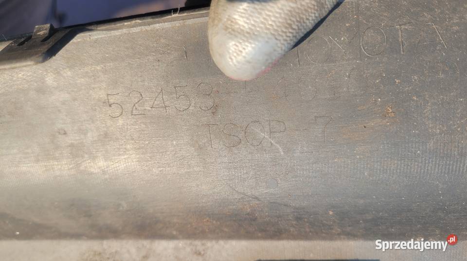 TOYOTA CHR DOKŁADKA SPOILER ZDERZAKA DYFUZOR TYŁ Ruda Śląska sprzedam
