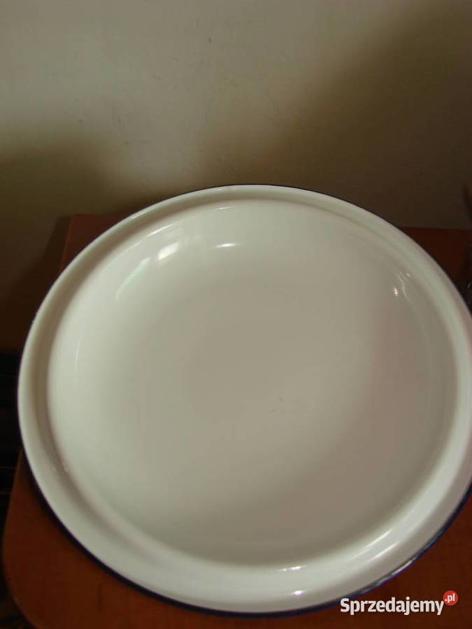 biała emaliowana pokrywka 24 pomorskie Pruszcz Gdański