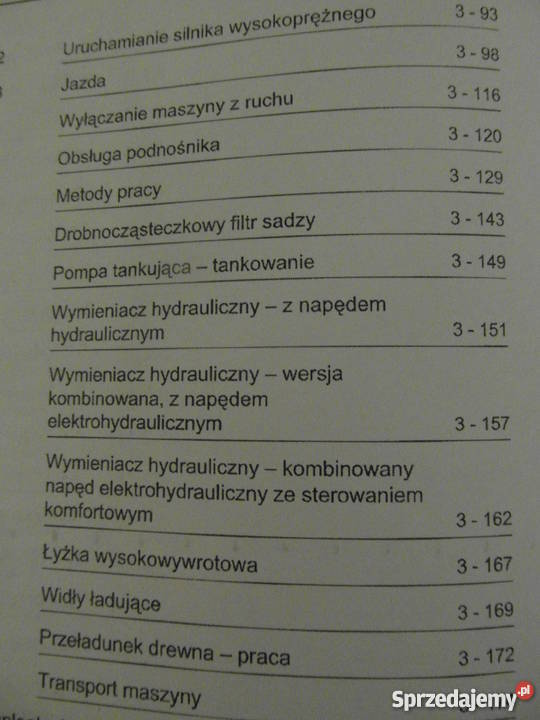INSTRUKCJA OBSŁUGI DTR LIEBHERR L551 i iNNE Szczecin