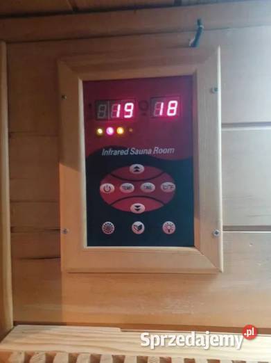 Sauna okrągła owalna szklana Kabina na