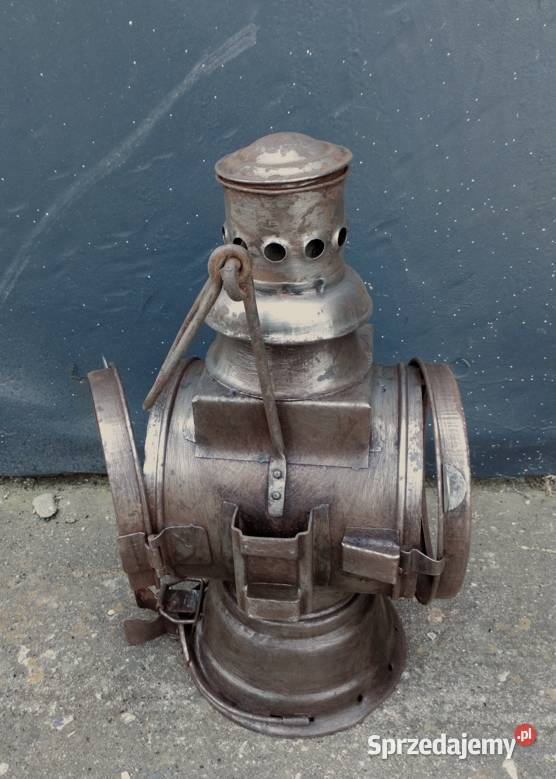 Kolekcjonerska lampa naftowa kolejowa semaforowa dolnośląskie Legnica