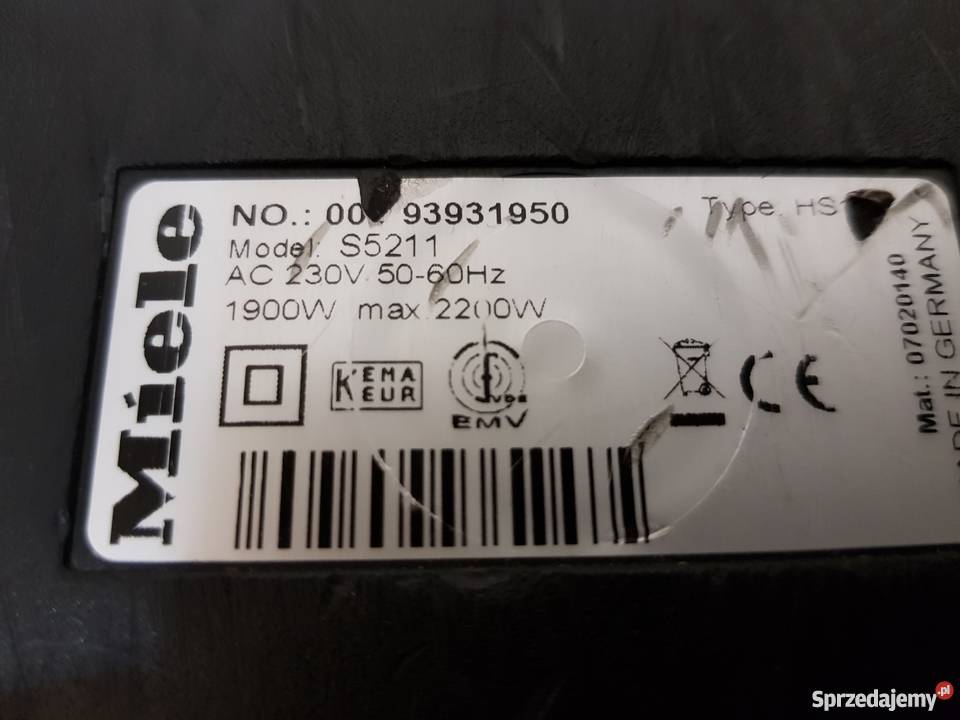 Odkurzacz Miele S5211