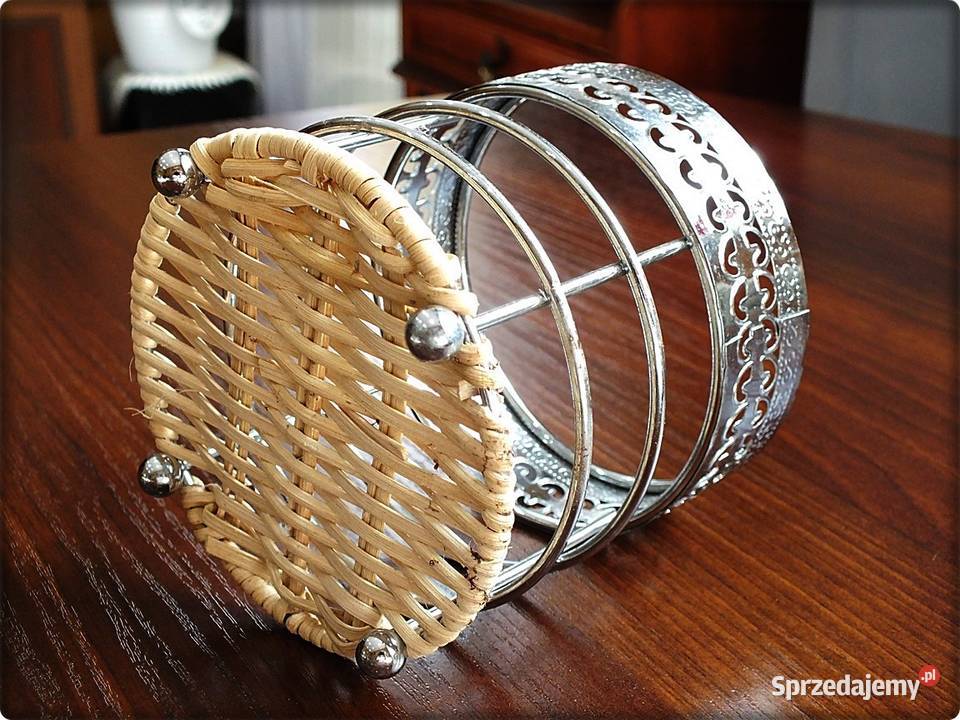 Koszyk Koszyczek na sztucce z PRL Nowy nie