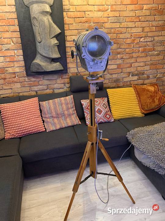 Lampa loft PRL teatralno filmowa Poznań