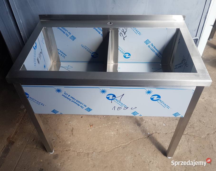 Basen gastronomiczny 2komorowy 100x60x85x30 Słupia Kapitulna