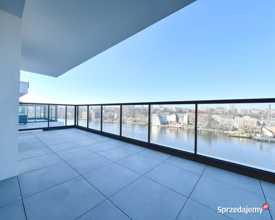 Apartament Odrą Duży Taras 7 piętro Szczecin sprzedam