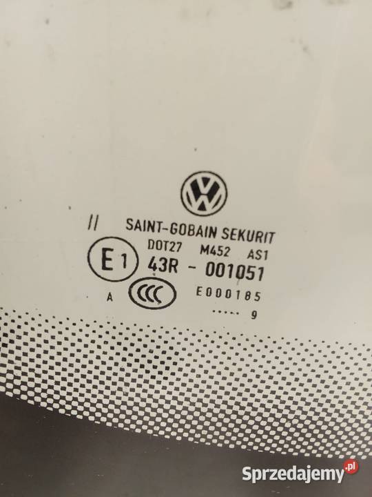 Szyba Przednia Volkswagen Passat 05 Sensor osobowe Bralin