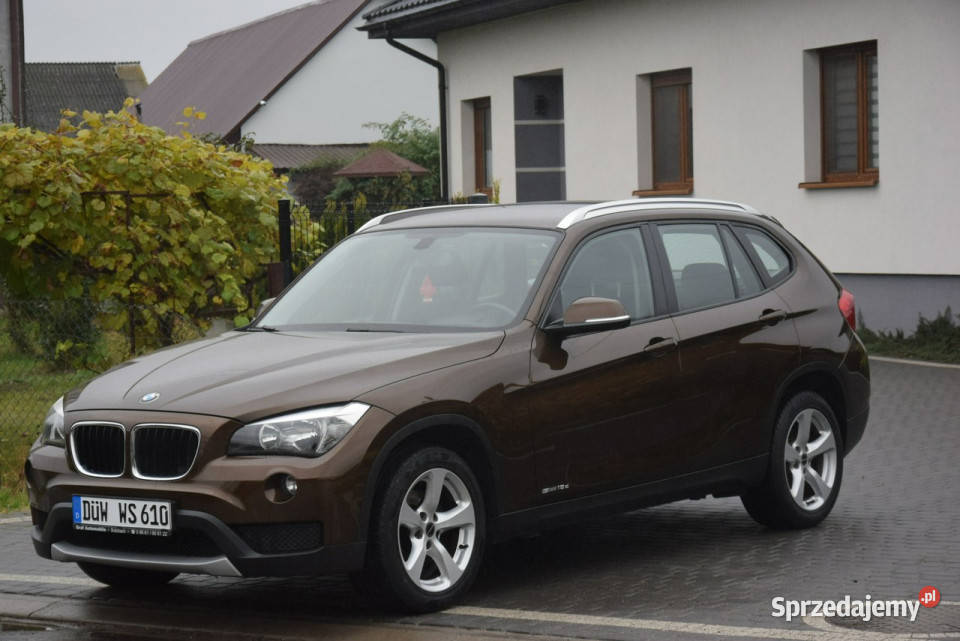 BMW X1 20D 2013r Brązowy Metalik Nowy Rozrząd i nieuszkodzony Majdan Sieniawski
