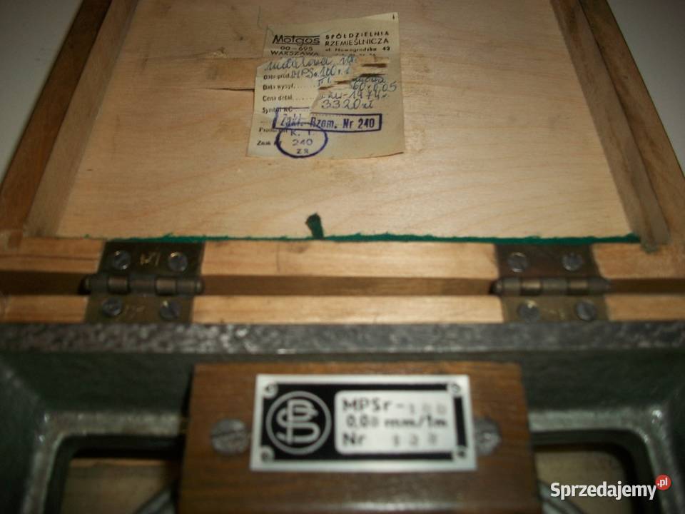 Poziomnica maszynowa MPSr160 ramowa Olkusz